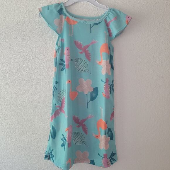 Carter's 2-Piece Bird and Tie Dye Theme Nightgown Pajama Set Size 4/4A NWT - Picture 8 of 10